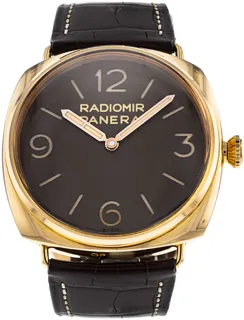 Panerai Radiomir PAM 00379 47mm rose gold$pink gold brown