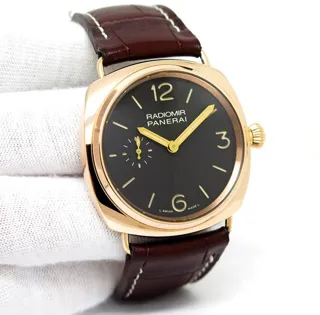 Panerai Radiomir PAM 00439 42mm Rose gold Brown