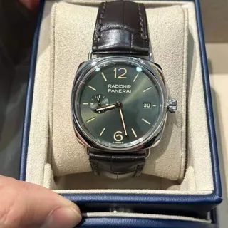 Panerai Radiomir PAM01386 40mm Stainless steel Green