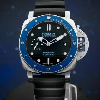 Panerai Submersible PAM02209 42mm Stainless steel Black