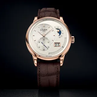 Glashütte PanoMatic 1-92-09-02-05-62 Rose gold Silver