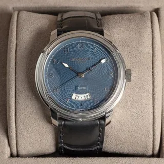 Parmigiani Fleurier Toric PFC909-0000300-HA3282 43mm Stainless steel Blue