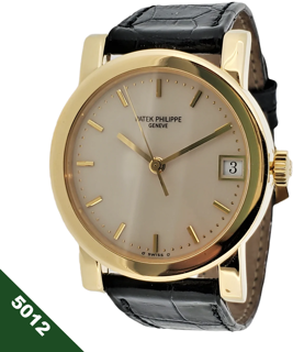 Patek Philippe Calatrava 5012J 18k yellow gold White