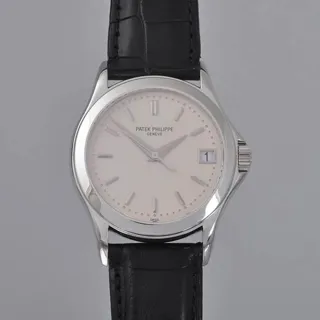 Patek Philippe Calatrava 5107G 37mm White gold Silver