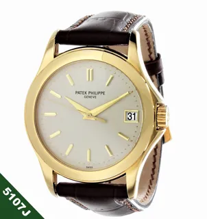 Patek Philippe Calatrava 5107J Yellow gold Silver