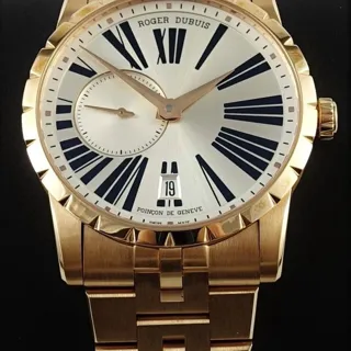 Roger Dubuis Excalibur RDDBEX0450 42mm Rose gold Silver