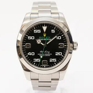 Rolex Air King 116900 40mm Stainless steel Black