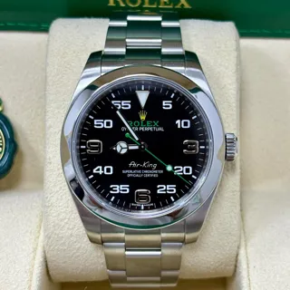 Rolex Air King 116900 40mm Stainless steel Black