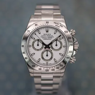 Rolex Cosmograph Daytona 116520 40mm Stainless steel White