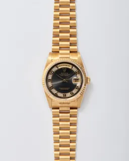 Rolex Day-Date 18238 36mm Yellow gold Gray