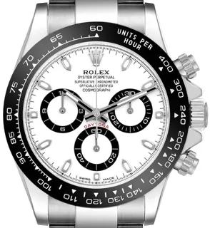 Rolex Daytona 116500 40mm Stainless steel White