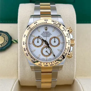 Rolex Daytona 116503-0001 40mm Yellow gold and Stainless steel White