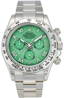 Rolex Daytona 116509 41mm White gold Green