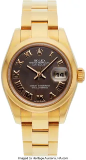 Rolex Lady-Datejust 179165 Rose gold Black