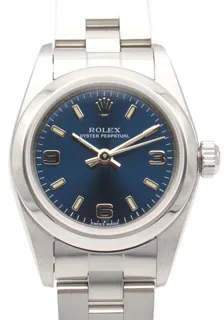 Rolex Oyster 76080 24mm Stainless steel Blue