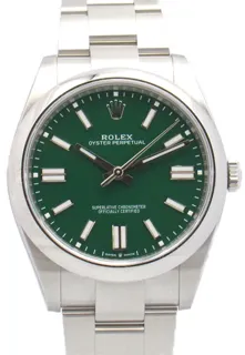 Rolex Oyster Perpetual 124300 41mm Stainless steel Green