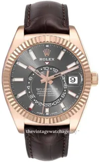 Rolex Sky-Dweller 326135-0008 42mm Rose gold Gray