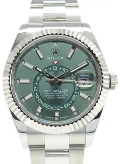 Rolex Sky-Dweller 336934 41.5mm K18WG (White Gold)$Stainless Steel