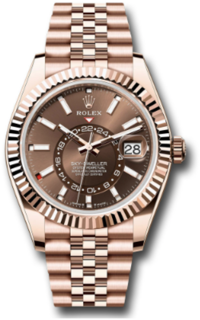 Rolex Sky-Dweller 336935 42mm 18K Everose gold$Rose Gold Brown