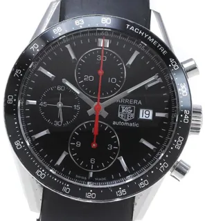 TAG Heuer Carrera Calibre 16 CV2014 1 41mm Stainless steel Black