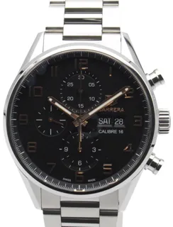 TAG Heuer Carrera Calibre 16 CV2A1AB 43mm Stainless steel Black