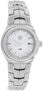 TAG Heuer Link Lady WBC1314.BA0600 32mm Stainless steel White