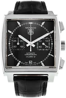 TAG Heuer Monaco CAW2110.FC6177 39mm Stainless steel Black