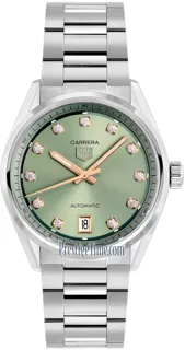 TAG Heuer Carrera Caliber 7 Automatic WBN2317.BA0001 Stainless steel Green