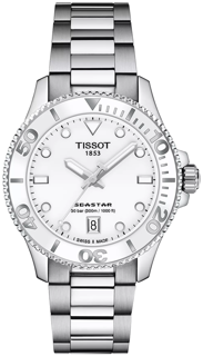 Tissot Seastar T120.210.11.011.00 36mm Stainless steel White