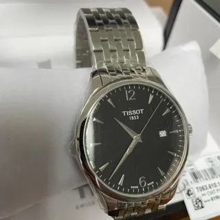 Tissot Tradition T063.610.11.057.00 42mm Stainless steel Black