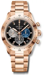 Zenith Chronomaster Sport 18.3101.3600/21.M3100 Rose gold Black