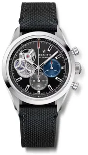 Zenith El Primero 03.3300.3604/21.C822 Stainless steel Black