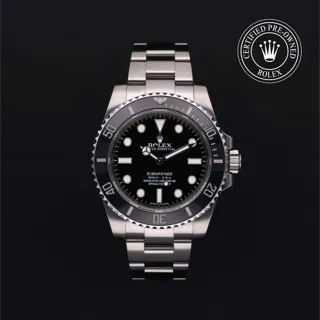 Rolex Submariner 114060 40mm Stainless steel Black