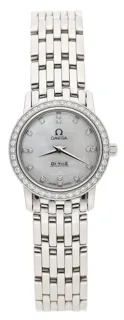 Omega De Ville 4575.75.00 Stainless steel White