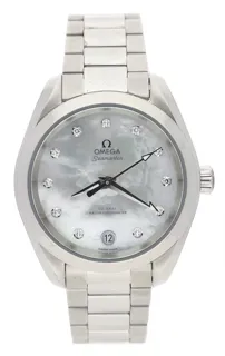 Omega Aqua Terra 220.10.34.20.55.001 34mm Stainless steel White