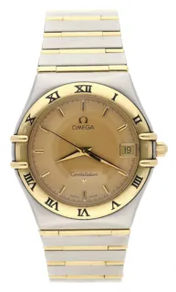 Omega Constellation Quartz 396.1201 Stainless steel and gold Champagne