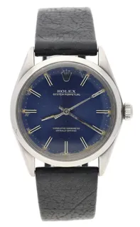 Rolex Oyster Perpetual 1002 34mm Stainless steel Blue