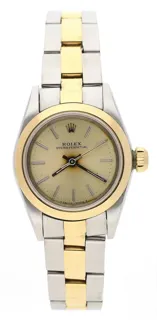 Rolex Oyster Perpetual 67183 25mm Stainless steel and gold Champagne