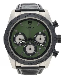 Tudor Fastrider 42010N 42mm Stainless steel and PVD Green