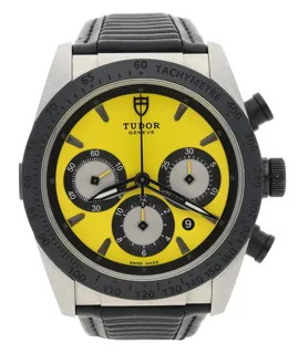 Tudor Fastrider 42010N 42mm Stainless steel and PVD Yellow