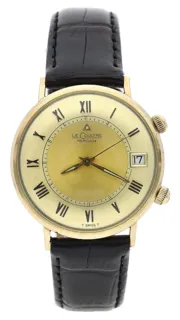 Jaeger-LeCoultre Memovox 35mm 10k gold-filled Champagne