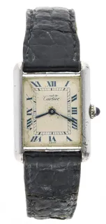 Cartier Must de Cartier Tank 690006 Silver White