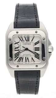 Cartier Santos 100 2878 33mm Stainless steel Silver