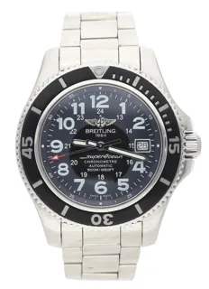 Breitling superoc A17365 Stainless steel Black