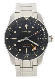 Bremont Supermarine S302-BK-B Stainless steel Black