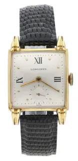 Longines 3322 26mm 14ct gold Silver