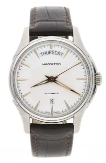 Hamilton Jazzmaster Day Date H325050 41mm Stainless steel White