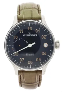 MeisterSinger Circularis CCP317G 43mm Stainless steel Blue