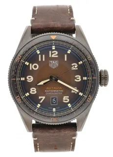 TAG Heuer Autavia WBE5191 42mm Bronze and Ceramic and Titanium Brown