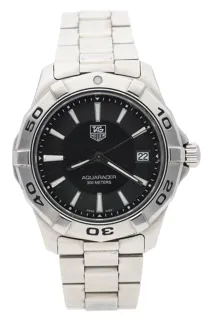 TAG Heuer Aquaracer WAP1110 39mm Stainless steel Black